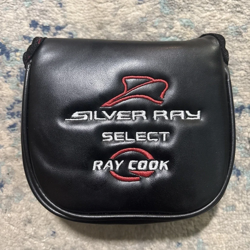 Sliver Ray Select Mallet Ray Cook Putter Head Cover Red White Stitching New RH - Picture 1 of 4